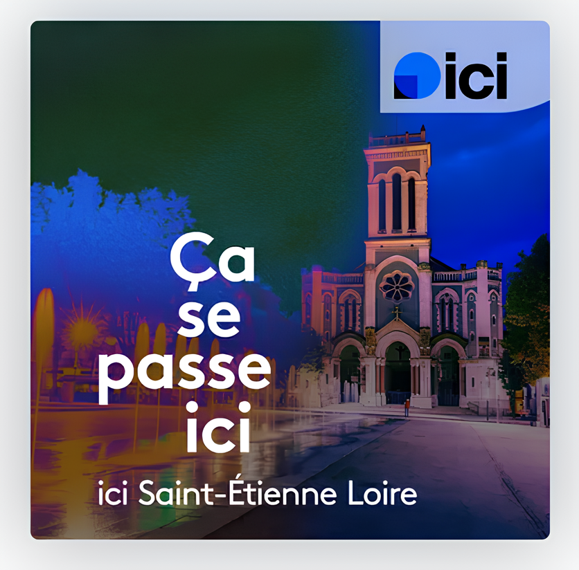 Logo rubrique ça se passe ici Saint Étienne Loire - interview Marie Dubois